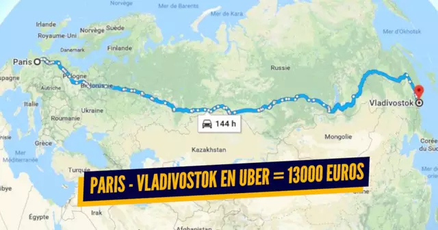 top trajets insolites uber