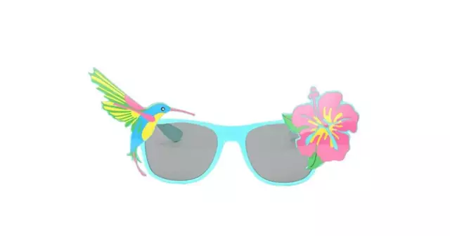 lunettes-soleil-hawaiennes-oiseau-fleur