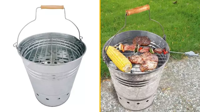 BARBECUE-SEAU-PORTABLE