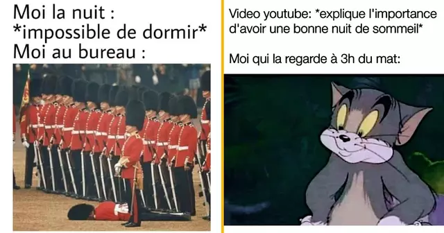 top memes sommeil