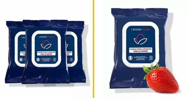 lingettes intimes masculine biodegradable
