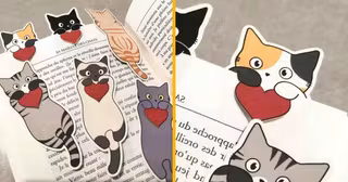 marque-page-chat-carton-recycle