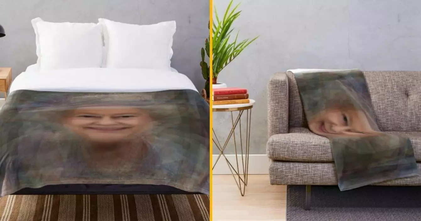 plaid-reine-dangleterre