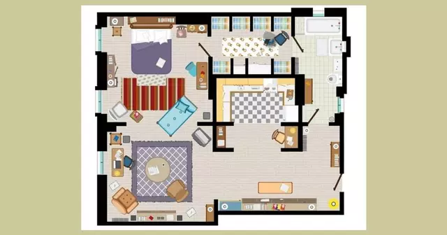 affiche-plan-appart-carrie-dans-sex-and-the-city