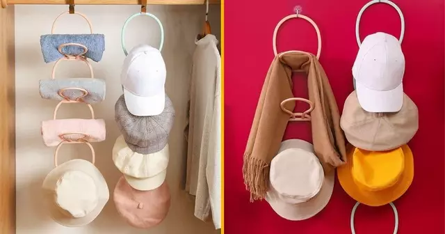 support-suspendu-accrocher-casquettes-serviettes