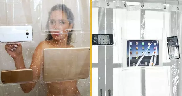 rideau-douche-compartiments-smartphone