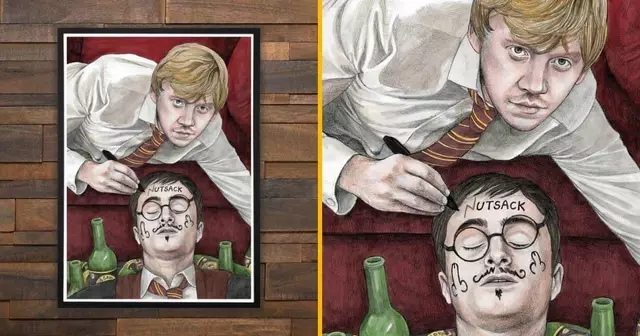 affiche-ron-prank-harry-potter