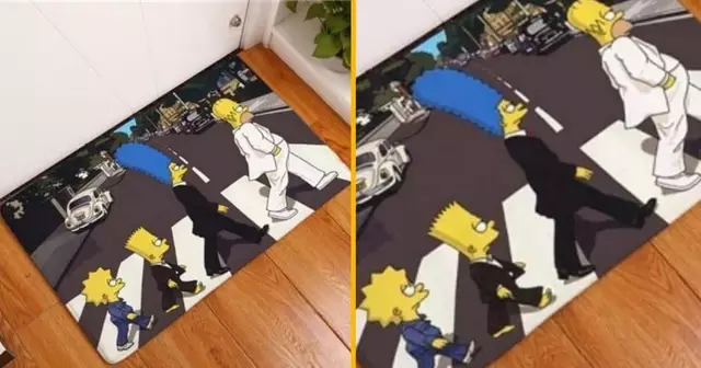 paillasson-simpsonn-beatles