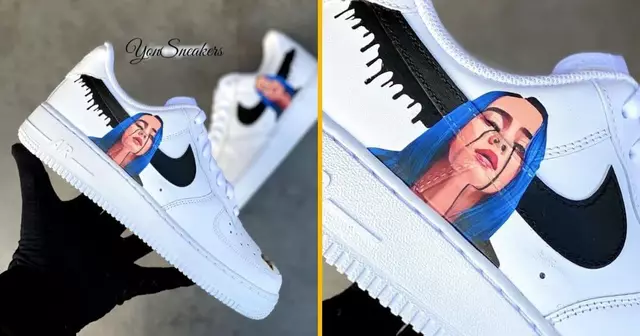 sneakers-nike-air-force-1-version-billie-eilish