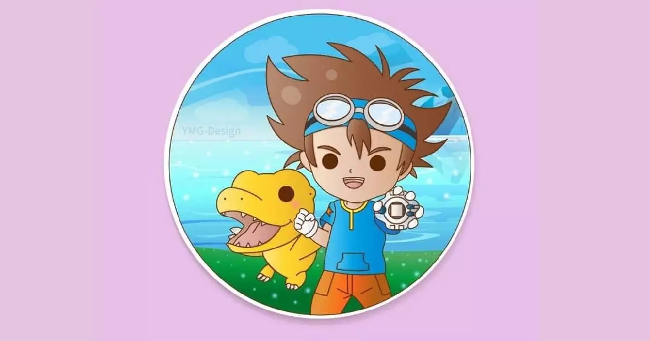 autocollant-taichi-kamiya-agumon