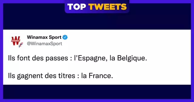 top tweets france espagne