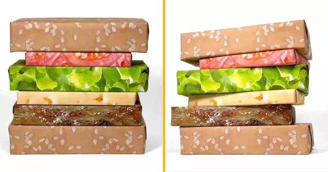 papier-cadeau-cheeseburger