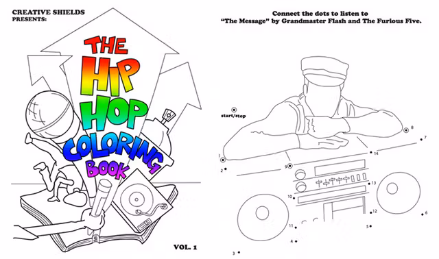 James Shields Hip hop coloring book IIHIH