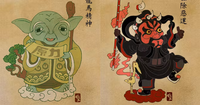 estampe-chinoise-star-wars-personnage
