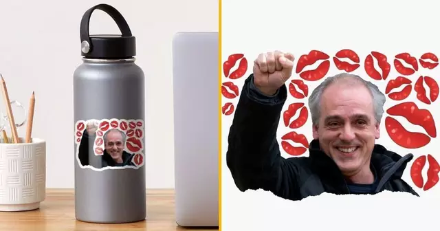 sticker-philippe-bisous