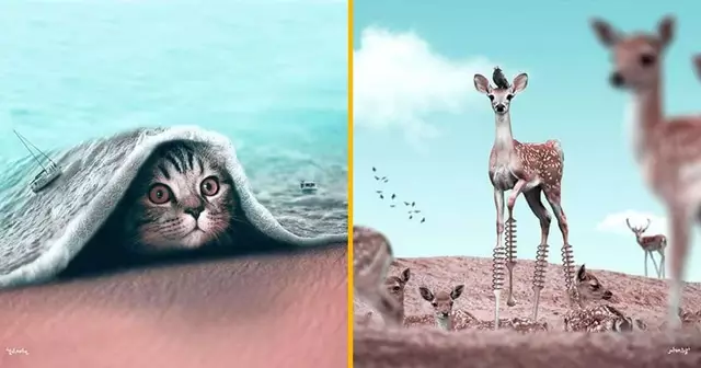 UNE_SHOPPING_AFFICHE_ANIMAUX_JULEN_TABET