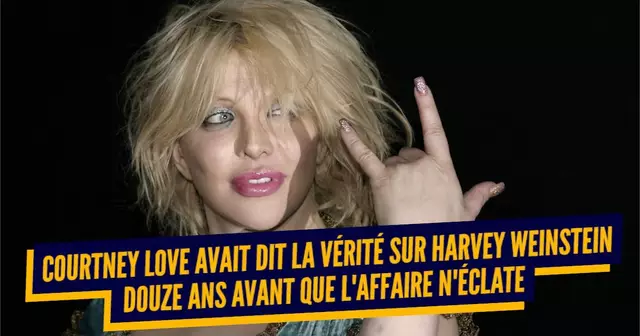 courtney love qui fait un signe de main