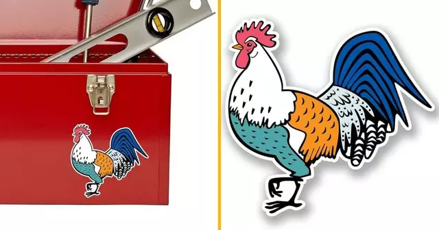 autocollant-poule-coq