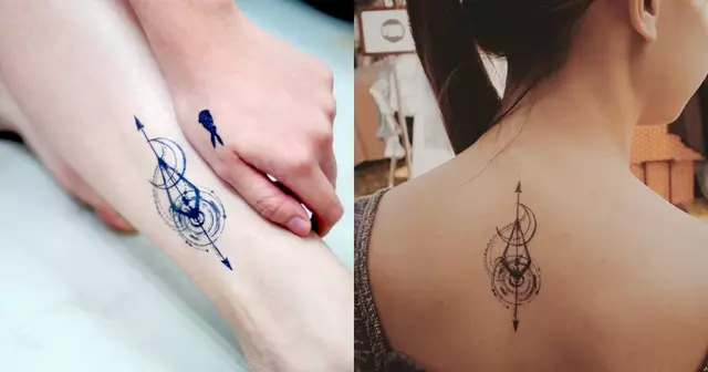 tatouage-temporaire-fleche