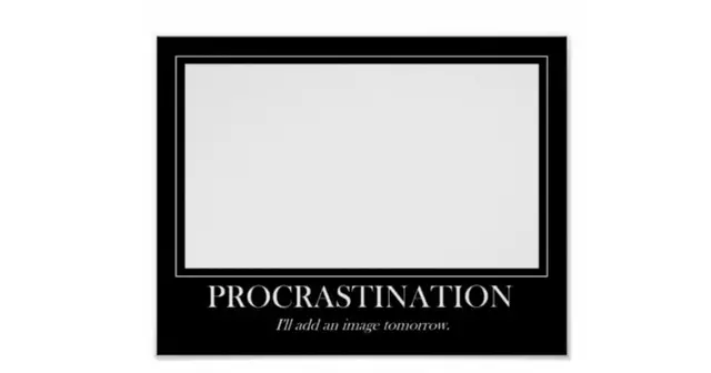 poster-vide-procrastination