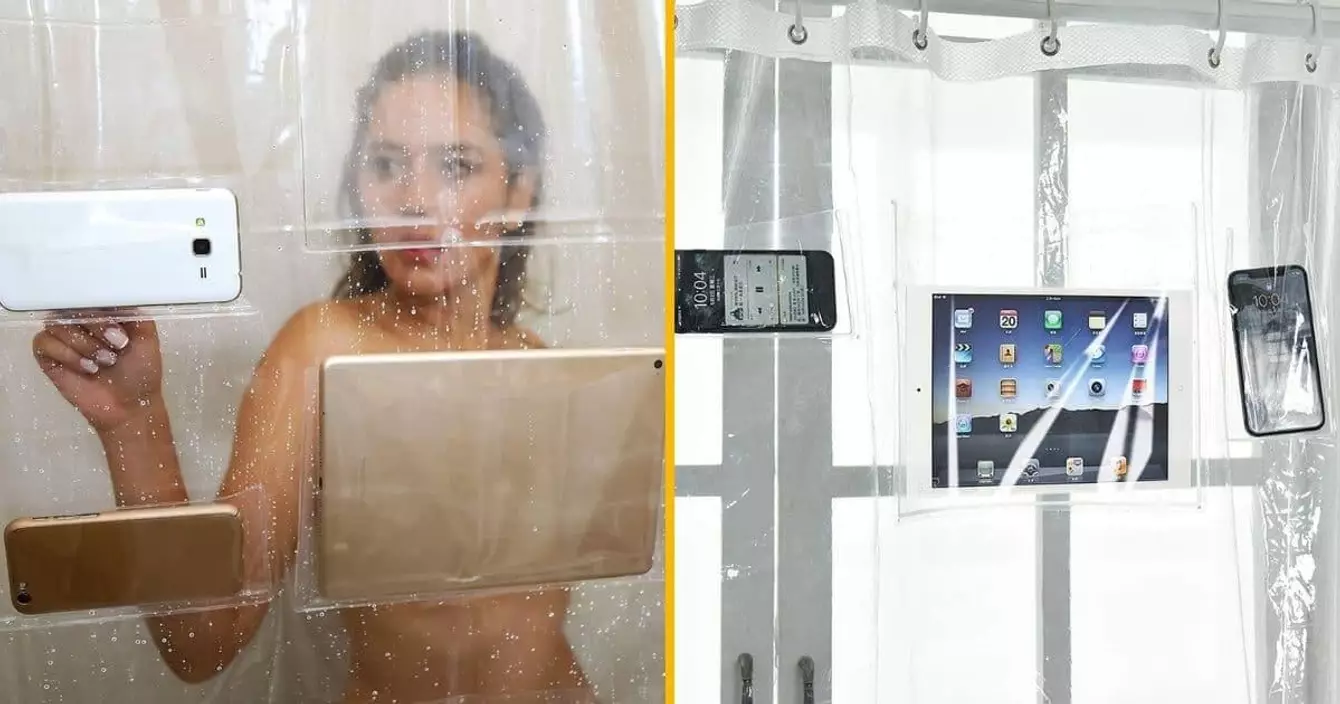 rideau-douche-compartiments-smartphone