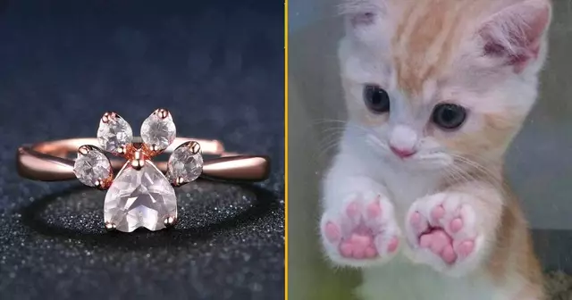 bague-forme-coussinet-chat