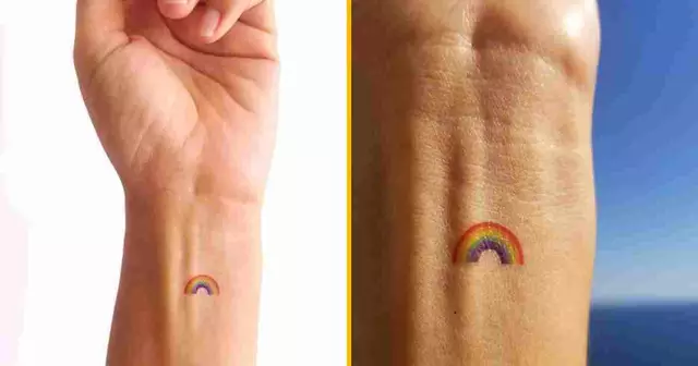 lot-tatouages-ephemeres-arc-en-ciel-real