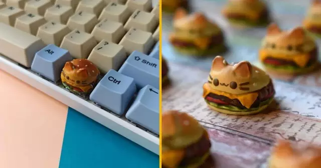 capuchon-clavier-chat-burger