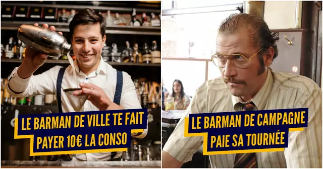 une barman