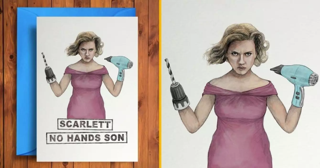 carte-voeux-scarlett-no-hands-son