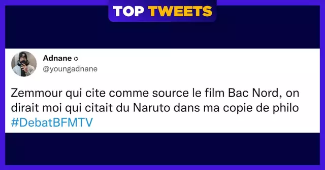 top tweets zemmour melenchon