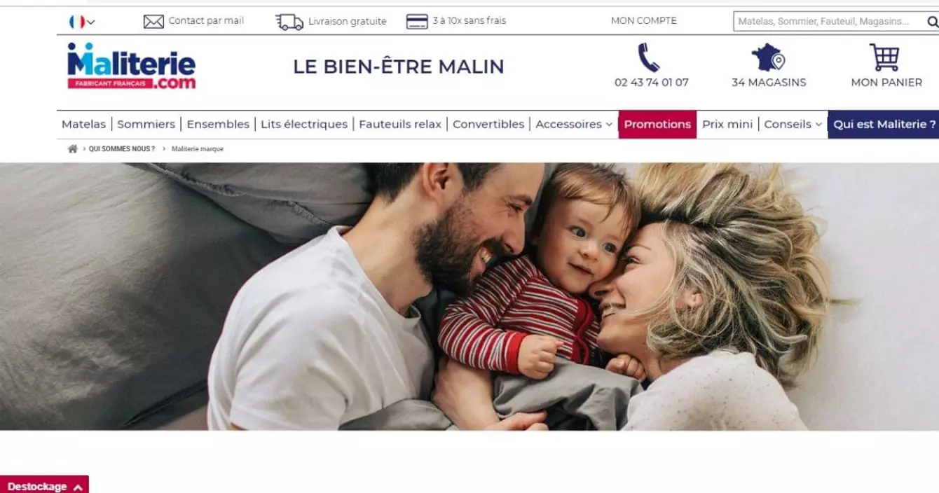 site-francais-literie-maliterie
