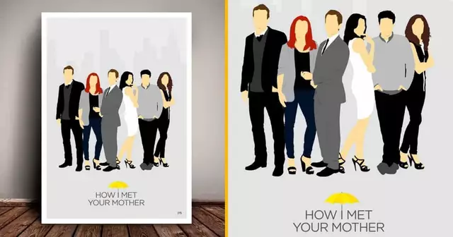 poster-minimaliste-personnages-how-i-met-your-mother
